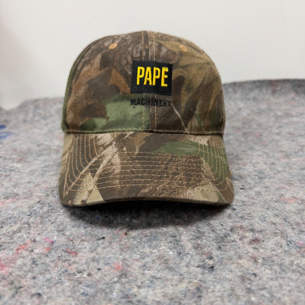 Kotis Design Hat Mens OSFM Camo Pape Machinery Snapback Baseball Cap Outdoor